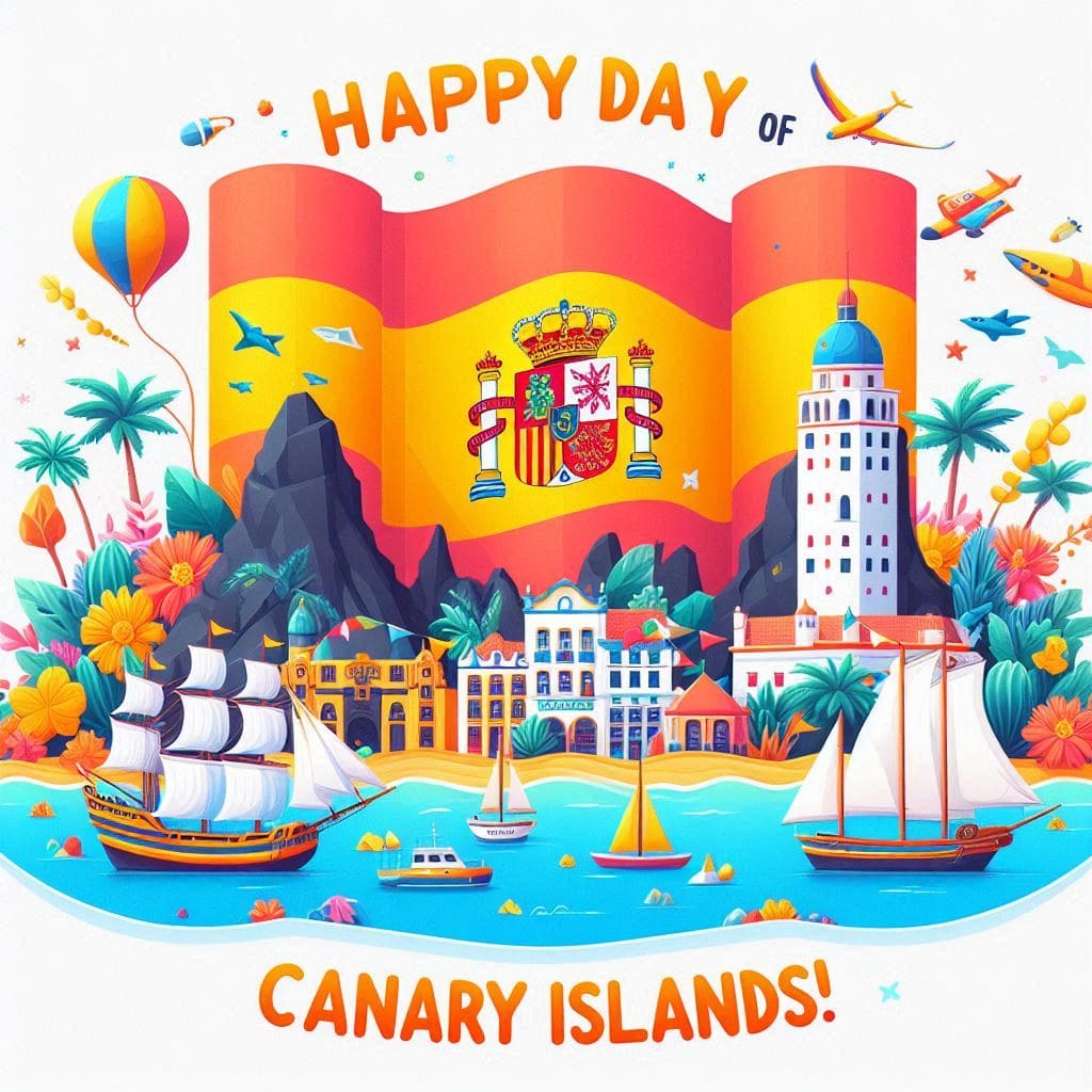 Happy Day of Canary Islands